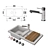 Stylish Blanco Adon Sink 3D model small image 1