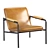 Boulevard Cafe Lounge Chair: Stylish and Comfortable 3D model small image 1