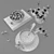 Elegant Tea Set for Stylish Sips 3D model small image 5