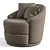 Cozy Swivel Barrel Chair 3D model small image 3