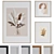 Modern Plant Picture Frame Set 3D model small image 1