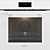 Sleek White Handleless Oven with BrilliantLight 3D model small image 8