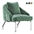 Modern Bahia Armchair: Stylish Comfort for Every Home 3D model small image 1