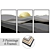 Elegant Wall Art Set with Multiple Frames 3D model small image 1