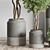 61 Concrete Vase Pot Collection 3D model small image 3