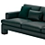 Luxury Brass Leg Sofa | Stylish Design | Comfortable & Elegant 3D model small image 4
