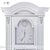 Elegant Brass-Plated Grandfather Clock 3D model small image 2