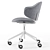 Holly Upholstered Home Office Chair 3D model small image 2