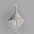 Rattan Hanging Chandelier 3D model small image 3