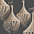 Rattan Hanging Chandelier 3D model small image 5