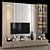 Modern TV Wall Unit 268 3D model small image 3