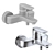 Vitra Shower Faucets with Rubber Hose 3D model small image 7