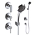 Vitra Concealed Shower Mixers - Rubber Hose, Single Switch 3D model small image 1