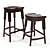 English Pub Style Bar Chair 3D model small image 9