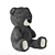 Fluffy Teddy Bear Plush 3D model small image 2