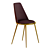 AURORA Contemporary Padded Chair 3D model small image 3