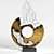 Contemporary Metal Interior Sculptures 3D model small image 4