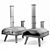 Ooni Outdoor Pizza Oven: Perfect for Delicious Homemade Pizzas 3D model small image 3