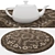 Versatile Rug Set: 8 Stunning Designs 3D model small image 4