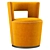 Elegant Swift Swivel Chair: Luxurious Comfort 3D model small image 2