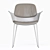 Natuzzi NANÀ: Stylish Fabric Chair 3D model small image 2