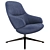 Arper Aston Low Backrest - Versatile and Stylish 3D model small image 2