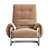 Italian 1970s Brown Mohair Lounge Chairs 3D model small image 5