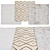 Square rugs | Various sizes 3D model small image 1