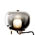 Bontempi Casa Blow: Sleek Table Lamp 3D model small image 3
