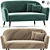 Modern Anna Seater Sofa 3D model small image 2