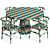 Elegant Rossella Oak Table & Wagner Chair 3D model small image 7