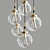 Elegant Glass Pendant Light 3D model small image 2