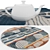 Round Rugs Set: Versatile 3D Models 3D model small image 1