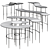 De Castelli Scribble Metal Coffee Table 3D model small image 2