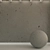 Rough Grey Concrete Wall 3D model small image 1