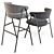 Chia: Stylish Dining Chair and Bar Stool 3D model small image 3