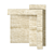 Chic Travertine Accent Table: Modern Minimalism 3D model small image 3