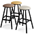 Palmo Stool: Sleek and Modern Design 3D model small image 1