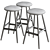 Palmo Stool: Sleek and Modern Design 3D model small image 2