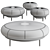 Bonaldo Bonsai Pouf: Vibrant and Versatile Seating Solution 3D model small image 2