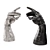 Patchwork Metal Hand Sculpture 3D model small image 1