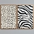 Sleek Frame Set: Leopard & Zebra Prints 3D model small image 4