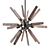 Contemporary Thorne Chandelier: Modern Elegance 3D model small image 1