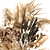 Elegant Dried Floral Bouquet 3D model small image 2