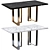 Modern Totem Dining Table 3D model small image 1