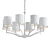 Elegant Devlyn 8-Light Chandelier 3D model small image 2