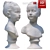 Bronyard's 358 Plaster Bust 3D model small image 1