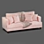 Marlon Modern Sofa: Stylish Elegance for Your Home 3D model small image 3