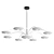 Modern UFO-style Pendant Light 3D model small image 1