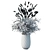 Elegant Dried Flower Bouquet 3D model small image 3
